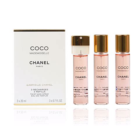 chanel coco mademoiselle purse spray|coco mademoiselle refill 20ml.